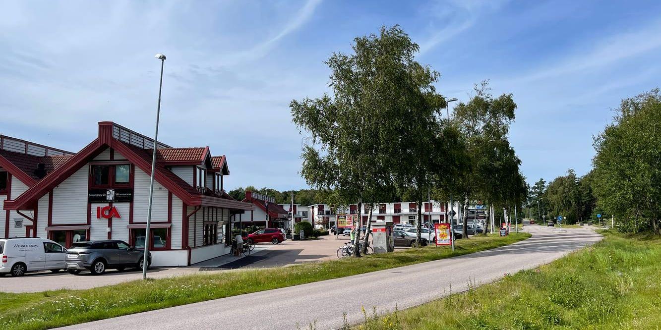 Frösakulls centrum – här finns det gott om utrymme för fler bostäder.