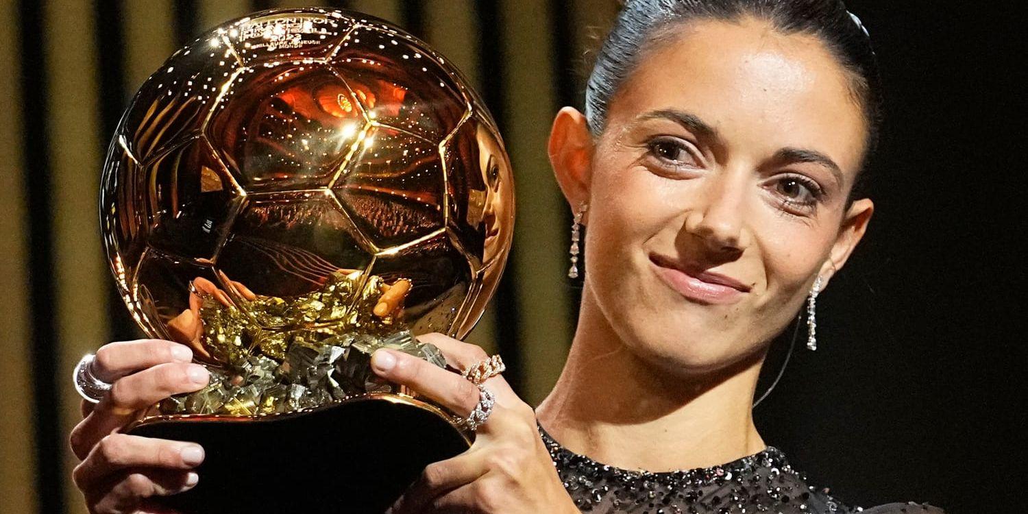 Barcelonas spanska mittfältsstjärna Aitana Bonmatí tilldelades Ballon d'Or 2023 och utsågs på så sätt till världens bästa fotbollsspelare.