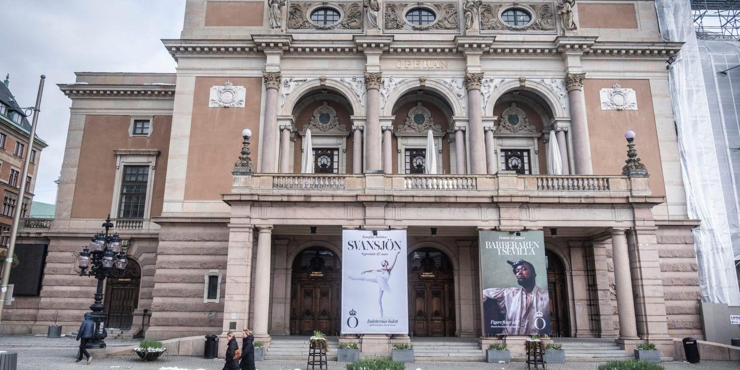 Operahuset i Stockholm är i uselt skick och måste renoveras. Arkivbild.