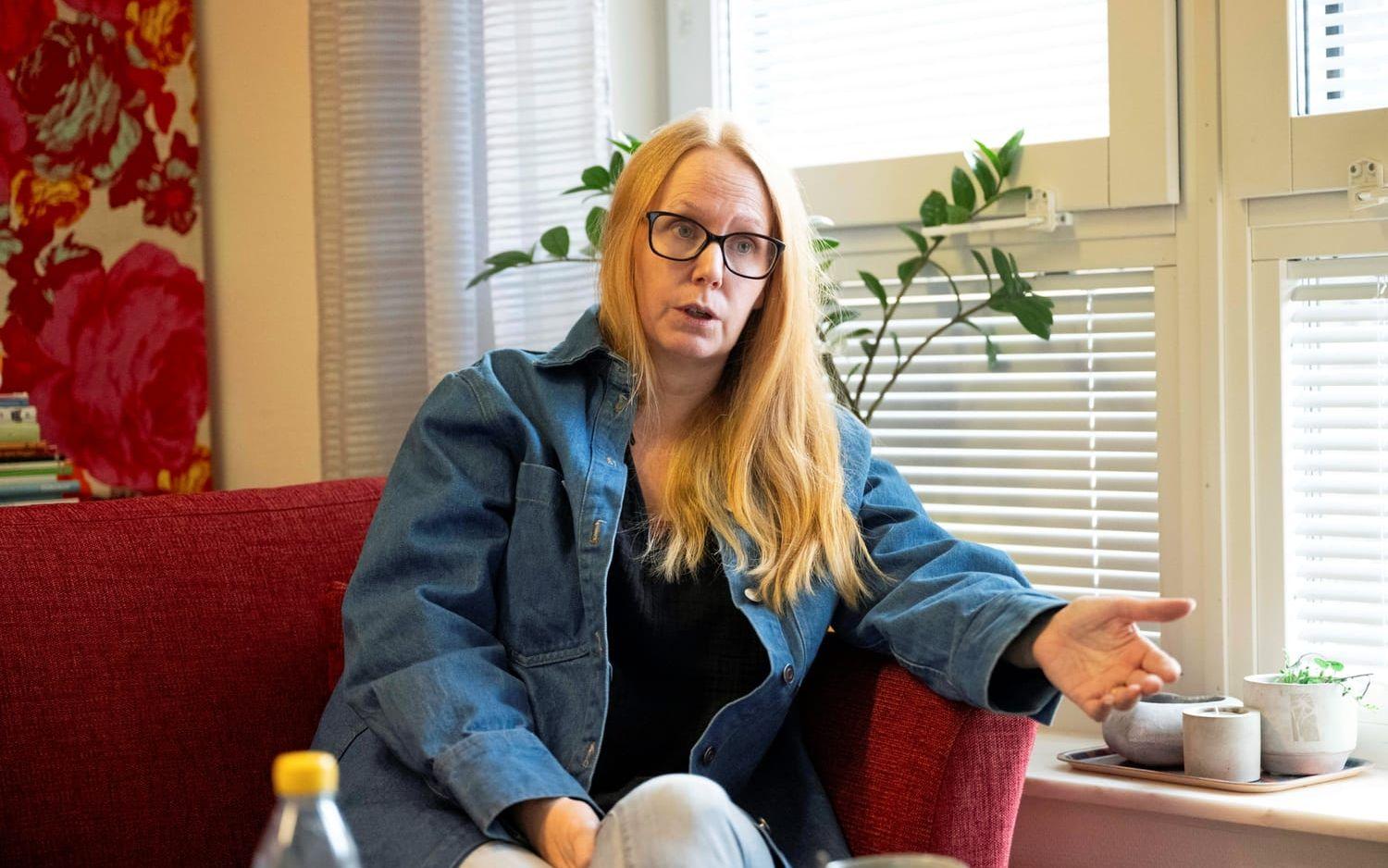 Zandra Dukuly, ordförande för kvinnojouren Viktoria i Halmstad, gläds åt att Unizons kongress hålls just i Tylösand. ”Det är ett viktigt tillfälle för oss att synas och påminna de lokala politikerna om hur viktiga dessa frågor är”, säger hon.