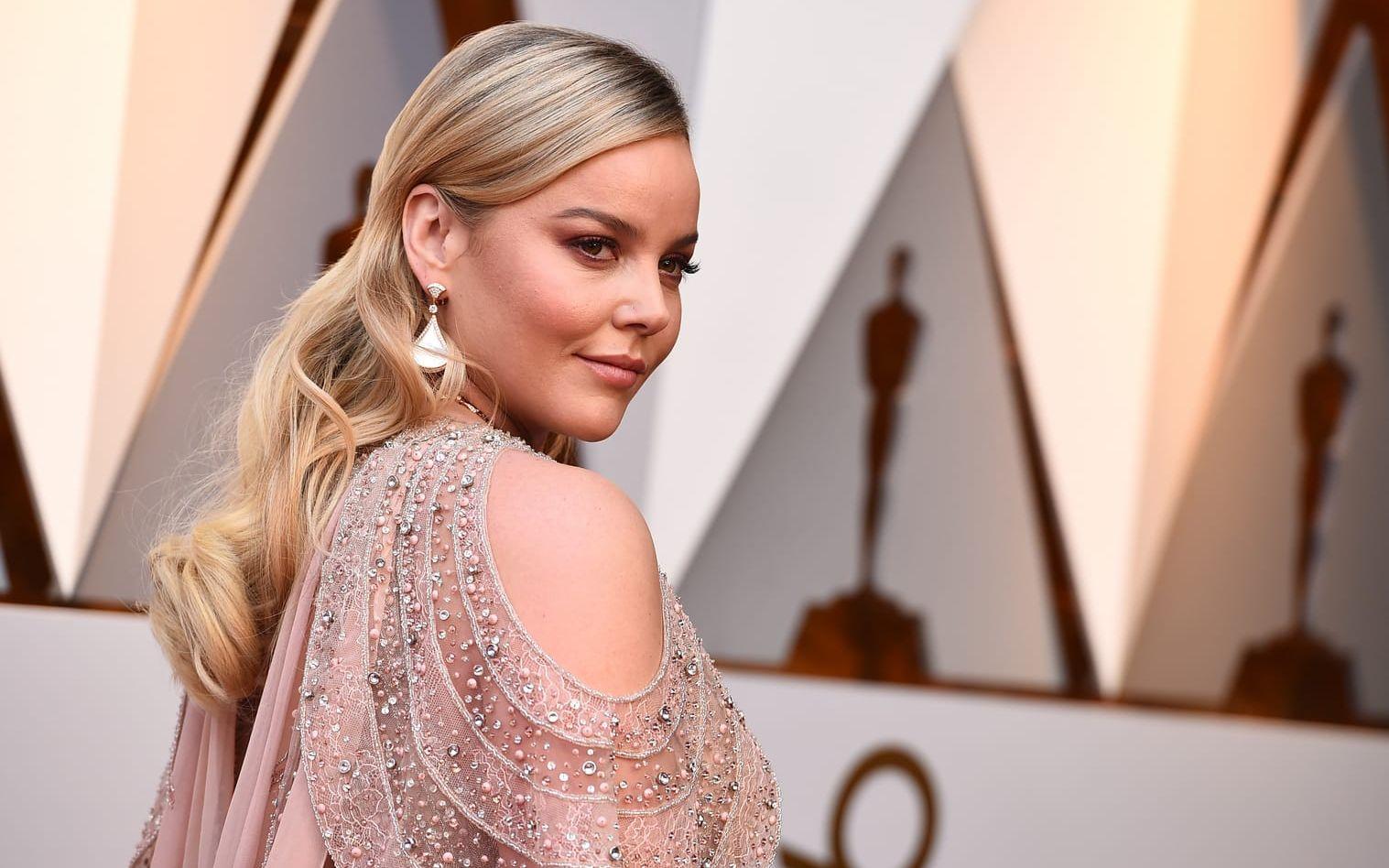 Abbie Cornish anländer till Oscarsgalan. 