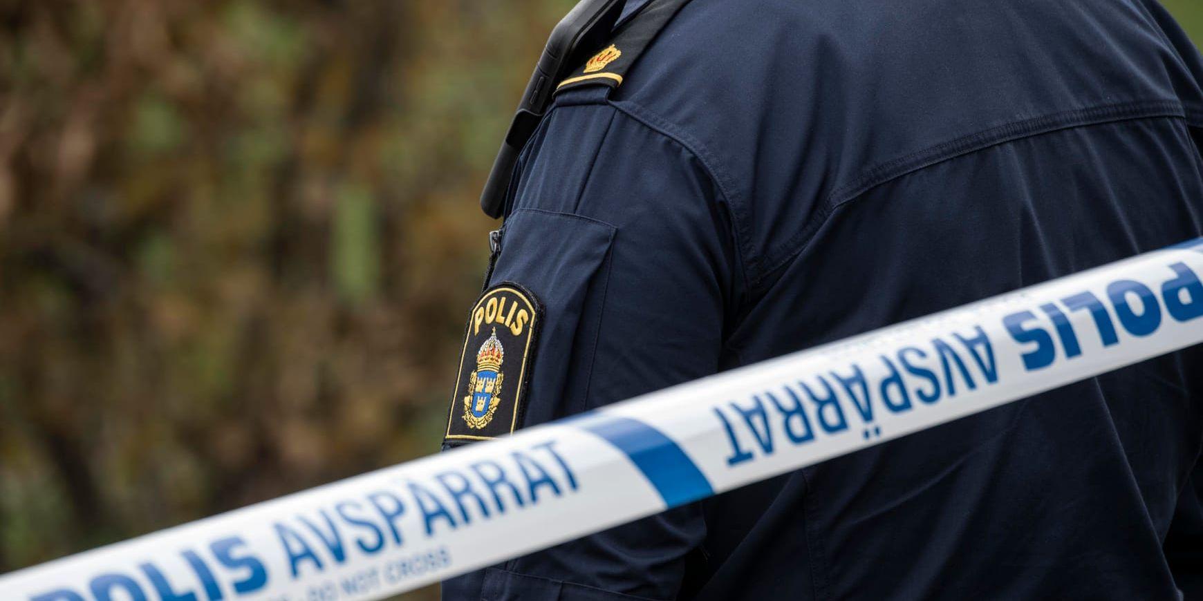 En person misstänks för grov misshandel och olaga frihetsberövande efter en polisinsats i Täby. Arkivbild.